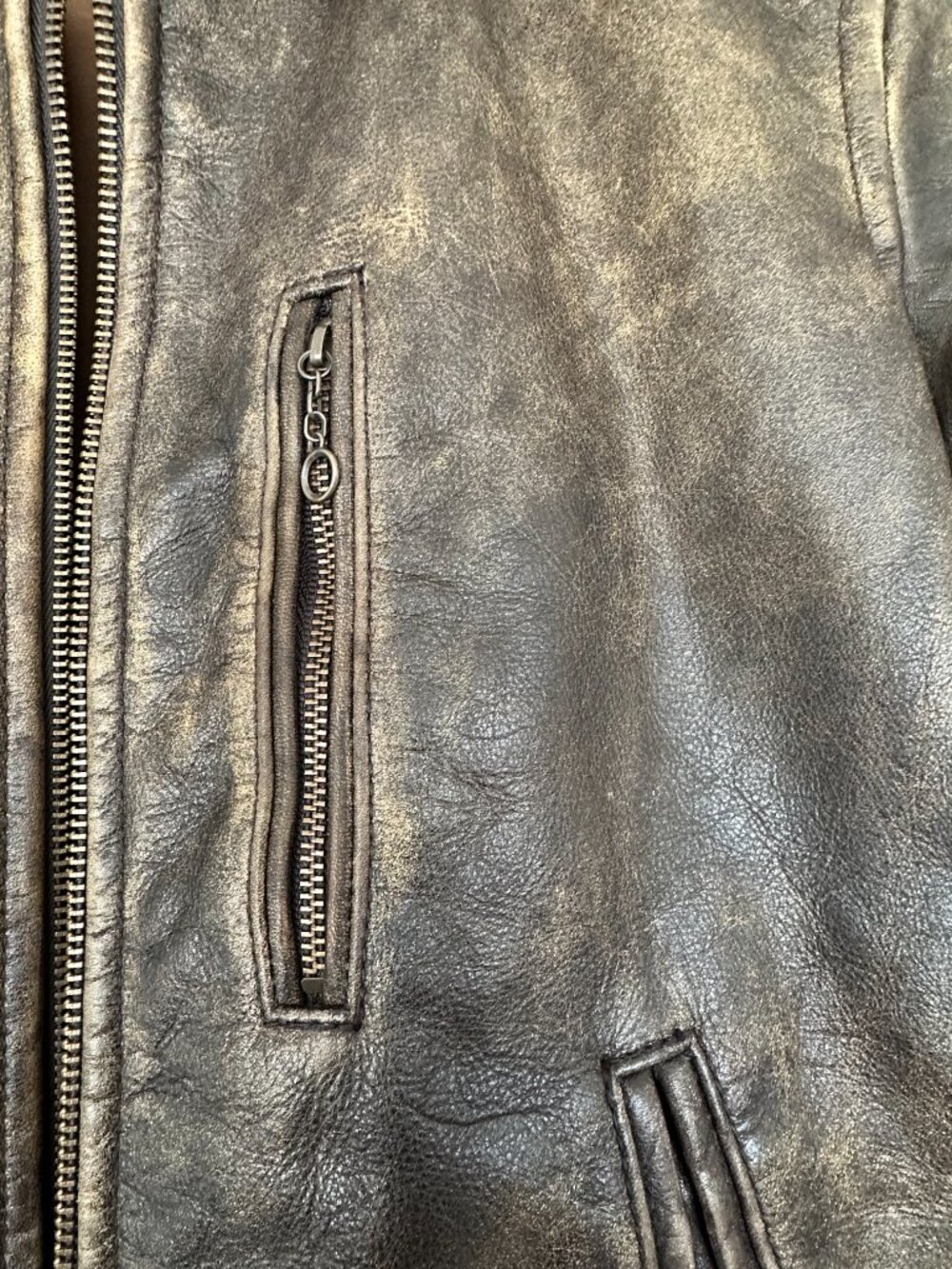COLLECTOR'S ITEM. Ralph Lauren Vintage Leather Jacket, Small. - Picture 3 of 8